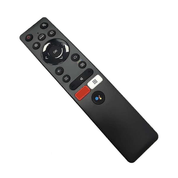Bluetooth röstfjärrkontroll Rc890 för Android Full HD Smart TV 43fg5000 Google Assistant-kontroll Svart