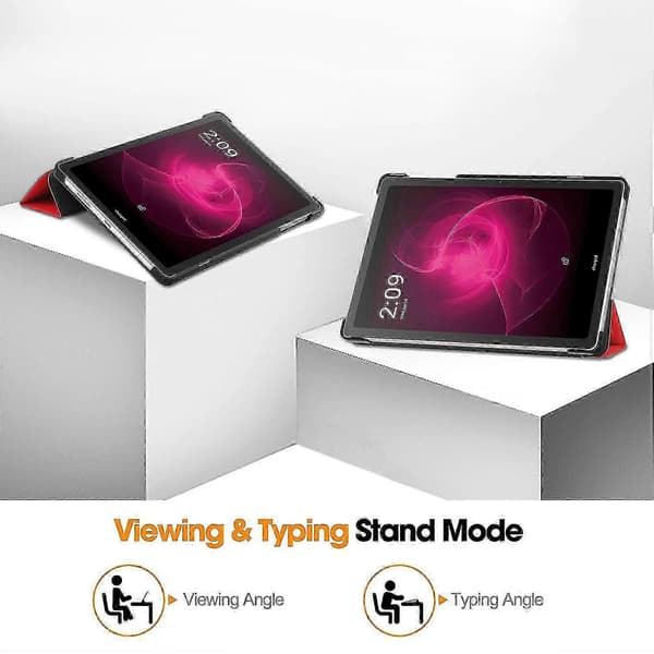 För T-mobile Revvl Tab Telefonfodral[zd] Red T-Mobile REVVL Tab