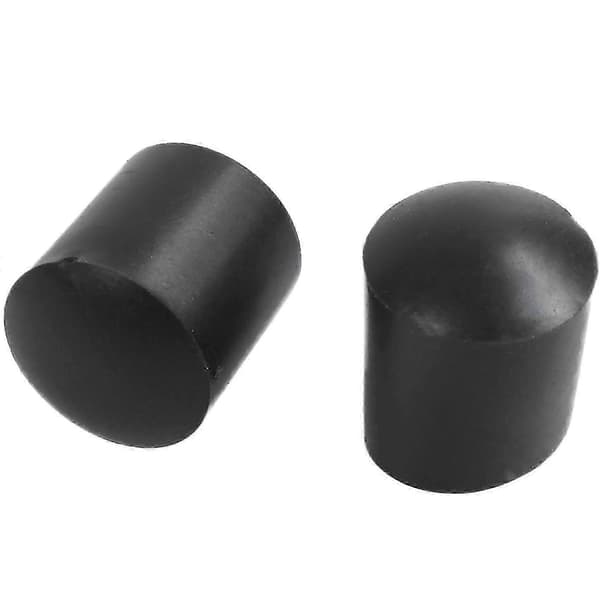 Gummikapper 400-pakning Svarte Gummirørender 10 mm Runde Black