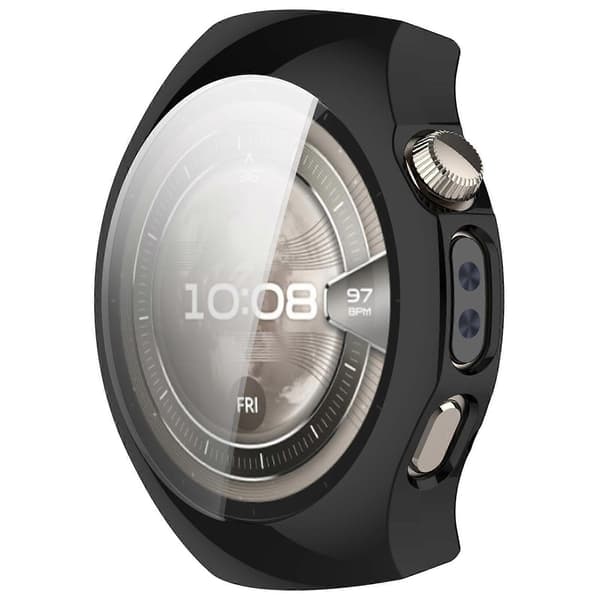 Galvaniserat TPU Heltäckande Klockskyddsfodral för Huawei Watch 5 42mm Black