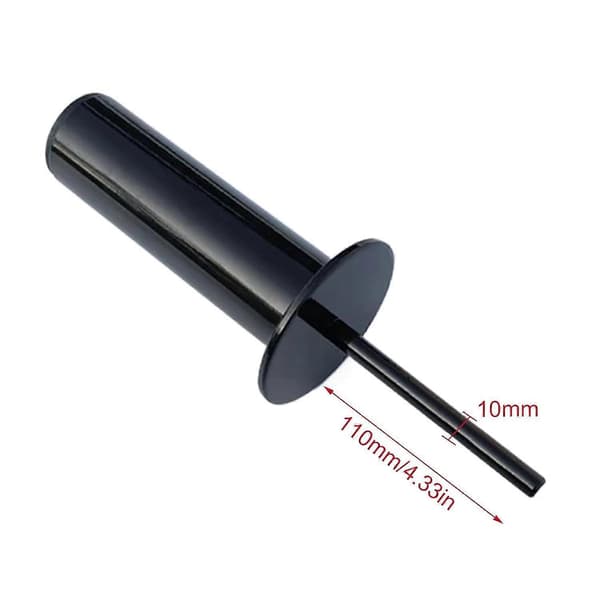 Gym Pin Extender, Vægtstangsforlænger 8mm, 10mm, Tilbehør til hjemmegym, Sort 10mm