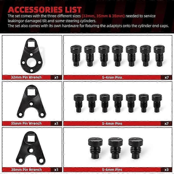 Yamaha Suzuki Johnson perämoottorin trimmi-/kippitappiavainsetti MT0004 MT0006 MT0009