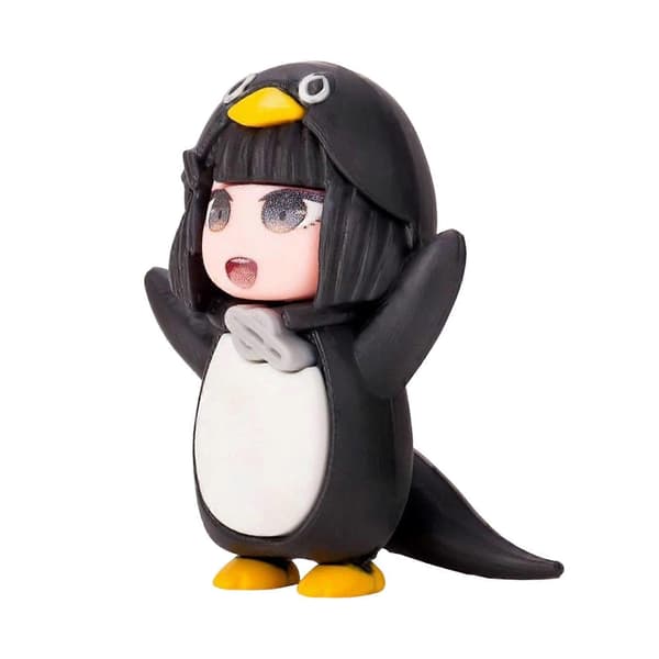 Mini pingvinskulptur dekorativ gave til barn og samlere Penguin