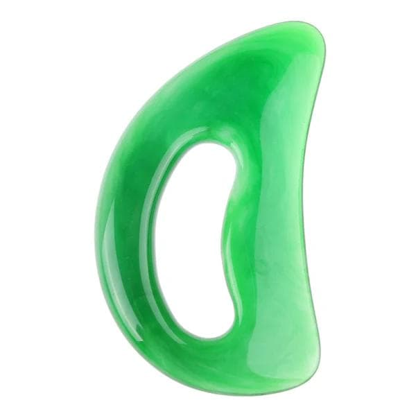 Gua Sha Ansiktsmassage - Massageverktyg Green green