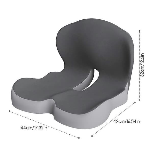 Ergonomisk memory foam-siddepude, let at rengøre til bil, studerende, skole F