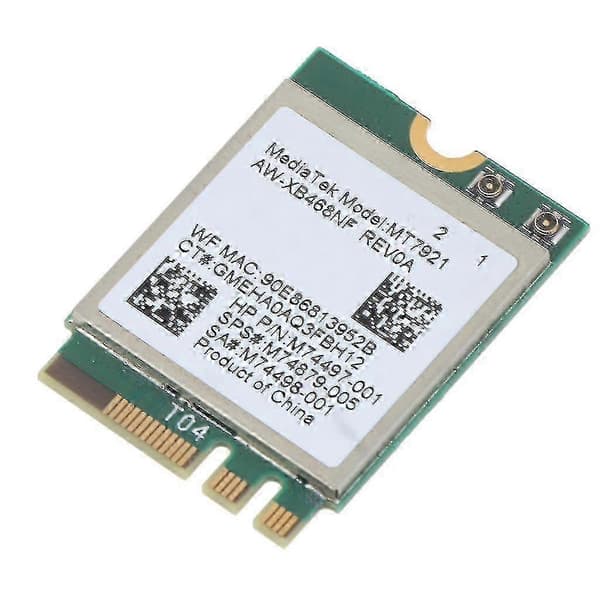 Wifi 6 Trådløst Kort Mt7921 Bluetooth 5.2 Dualband 1800mbps Netværksadapter-ZZY 2025 walkbee
