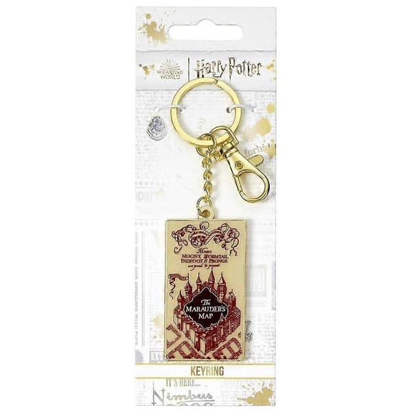 Marauders' Map Nøglering til Harry Potter-fans, holdbart design