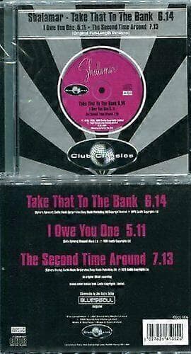 Shalamar Take That to the Bank CD CD CD