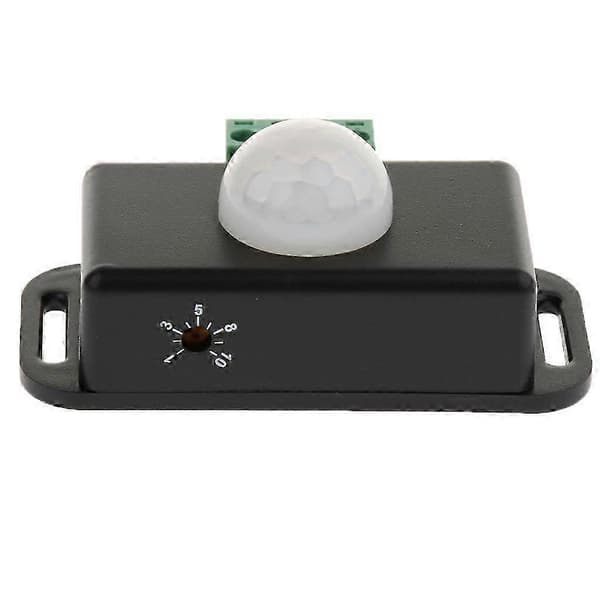 25-26 2-pack DC 12V/24V Automatisk Infraröd PIR Rörelsesensorbrytare för LED-ljus[zd]