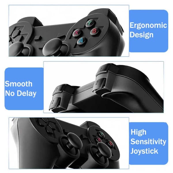 [zd]M8 Game Stick Lite 2024 20.000+ retro TV-spil sort black
