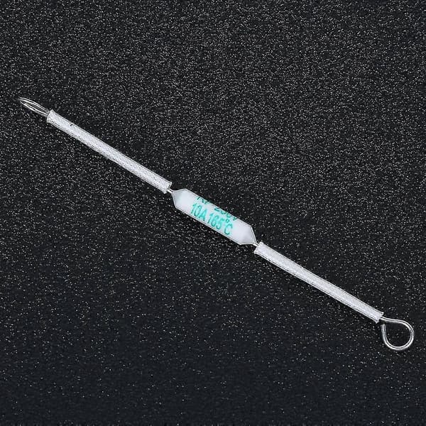 RF keramisk sikring afbryder termisk sikring til apparater (20 stk., 250V 10A, 90mm / 3.5in, 165)[zd]