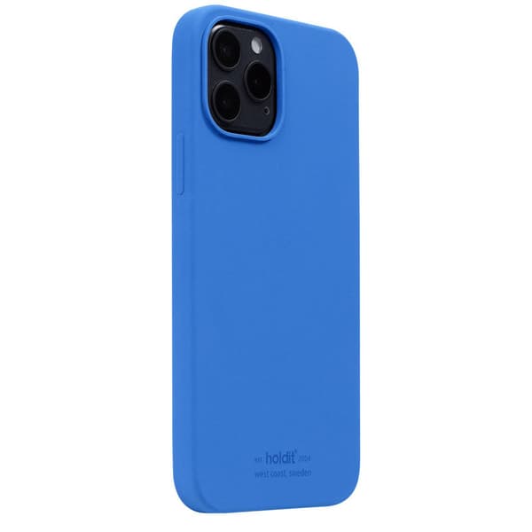 [zd]holdit iPhone 12/12 Pro Deksel Silikon Sky Blue Blå Silikon