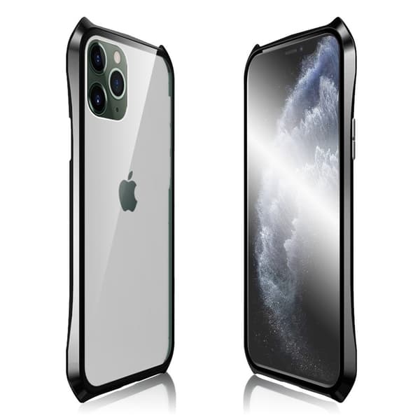 [zd]Luphie Bat iPhone 11 Pro Aluminium Bumper og Glas - Sort Black black