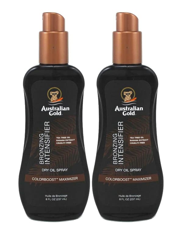 [zd]Australian Gold Intensifier Bronzing Dry Oil Spray 8 Ounce (2-pack)
