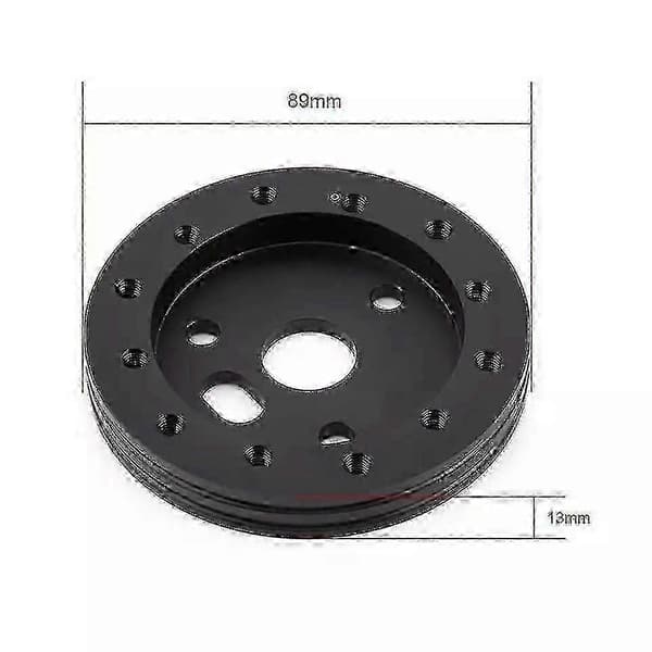 Rattadapter for Grant med 0,5\" nav og 6-hulls konvertering PONG black