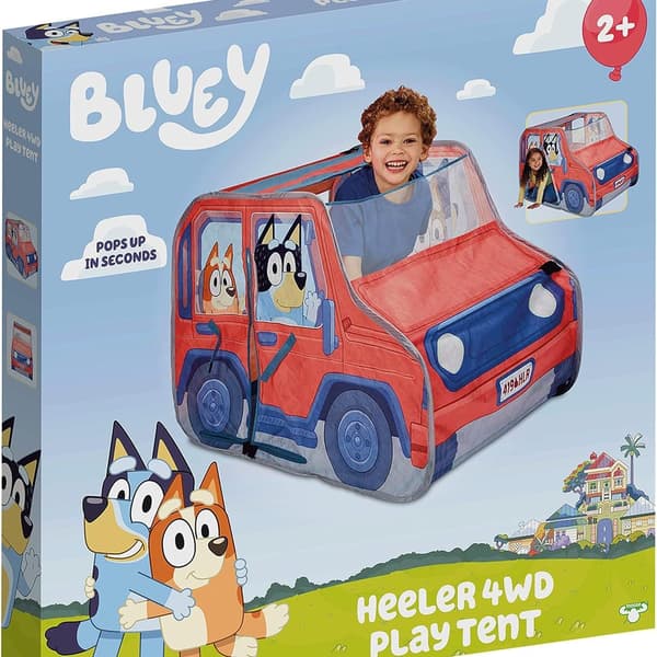 Bluey-koiraperheen ulkoleikkiteltta lapsille 3 3 Bluey Car Tent
