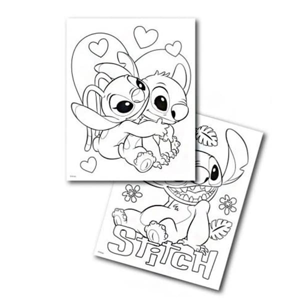 Disney Lilo & Stitch -värityssarja lapsille – 10 kynää
