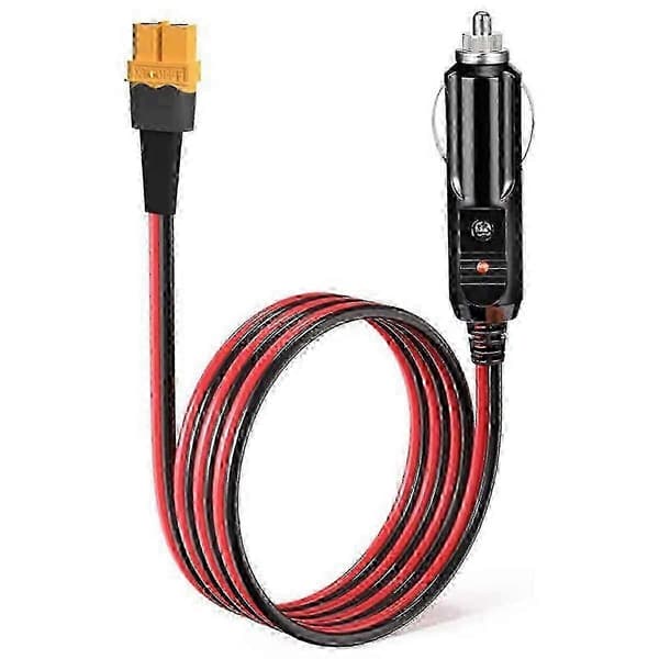 ALLPOWERS S2000 Bluetti EB55Anker 757/767 Bil Sigarettenner Kompatibel med XT60 12V til 24V Ladekabel - KM