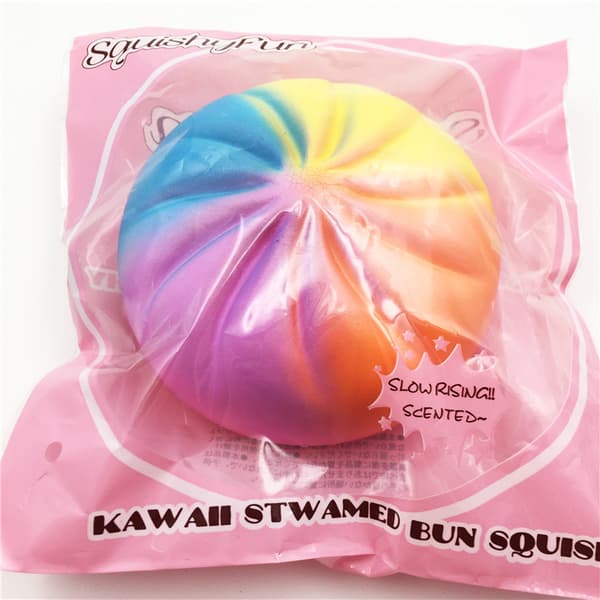 Dumpling Squishy Leksak, Färgglada Dumplings Stressbollar Fidget Sensorisk Leksak, Sensoriska Stressdumplings, Present för Alla Åldrar