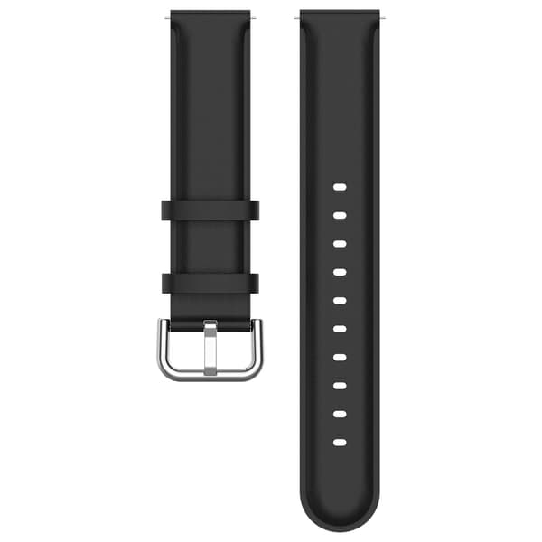 [zd]22 mm lærreim for CMF BY NOTHING Watch Pro Black