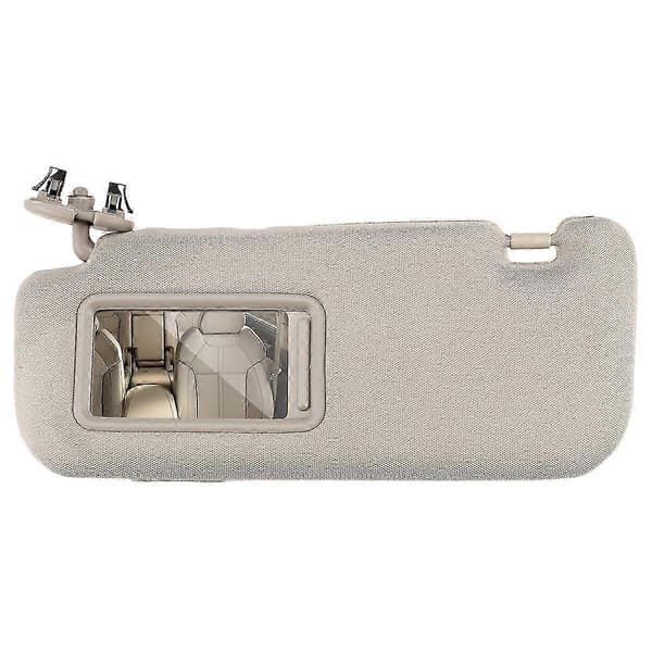 For Toyota Auris Corolla 2007-2013 Venstre Førerside Solskjerm med Speil & Solskjerming Beige