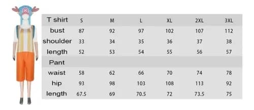 One Piece Tony Chopper -cosplay-asu hatulla ja repulla, Halloween-asu S XL