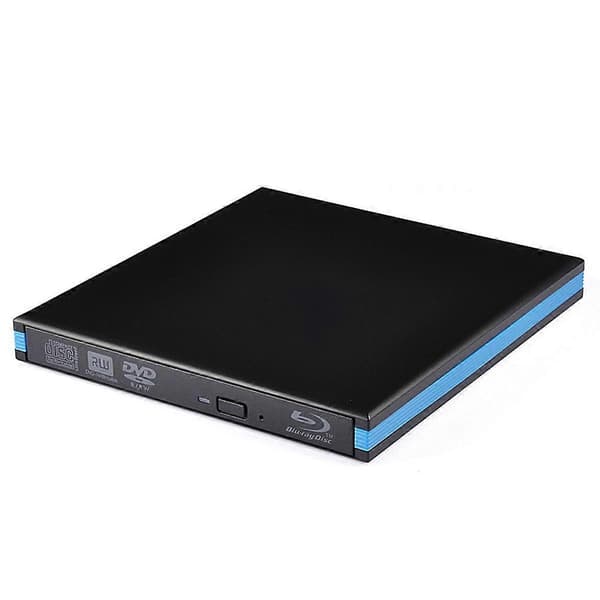 [zd]Blu-Ray-brænderafspiller USB 3.0 CD DVD Ekstern Blu-ray-drevskriverlæser til Windows MacBook Laptop