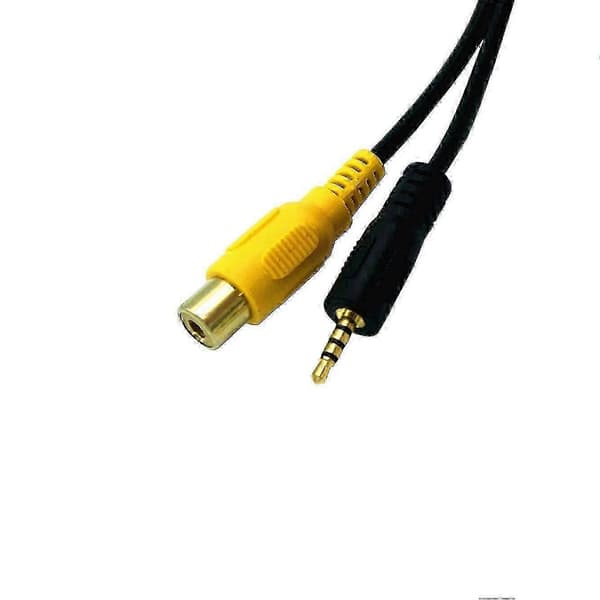 2,5 mm AV-IN-kabel til bakkamera, tilsluttes GPS med 0.JN-adapter