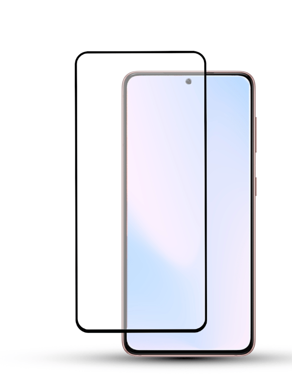 1-Pack SAMSUNG S21 FE Skärmskydd - Härdat Glas 9H - Superkvalitet 3D