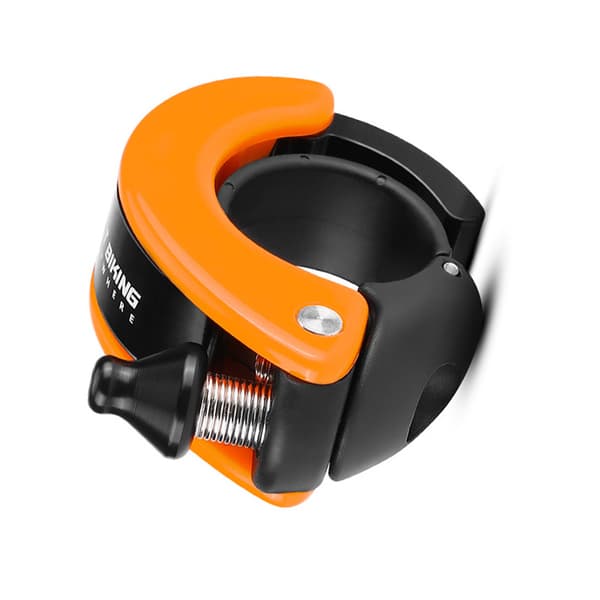 Dold cykelklocka i snäckskalsstil - Högt och tydligt ljud, orange Orange 32