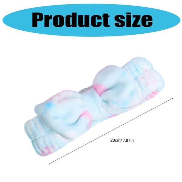 Multifunksjonelt Spa-hårbånd Elastisk Hårbånd For Kvinner Flott For Pyjamasfester Og Daglig Ansiktsvask Sminketilbehør[zd] Yellow pink blue