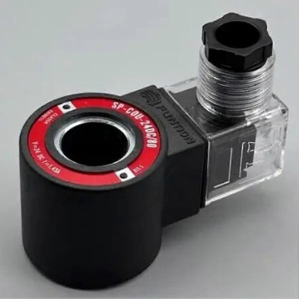 Magnetventilspole SP-COU-24DC/80 12DC/80 COI-230/50/60/80, ID 18mm Red