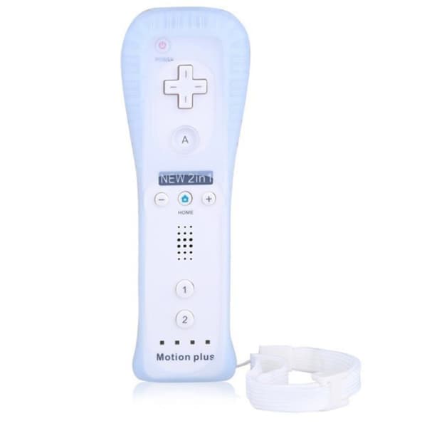 [zd]Trådlös Motion Plus-spelfjärrkontroll kompatibel med Wii Vit fjärrkontroll endast i White Remote Control Only
