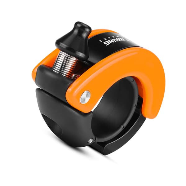 Dold cykelklocka i snäckskalsstil - Högt och tydligt ljud, orange Orange 32