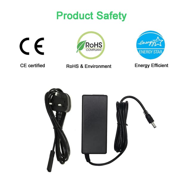 12V erstatningsstrømforsyning kompatibel med Numark CDMIX2 CD-spiller UK plug