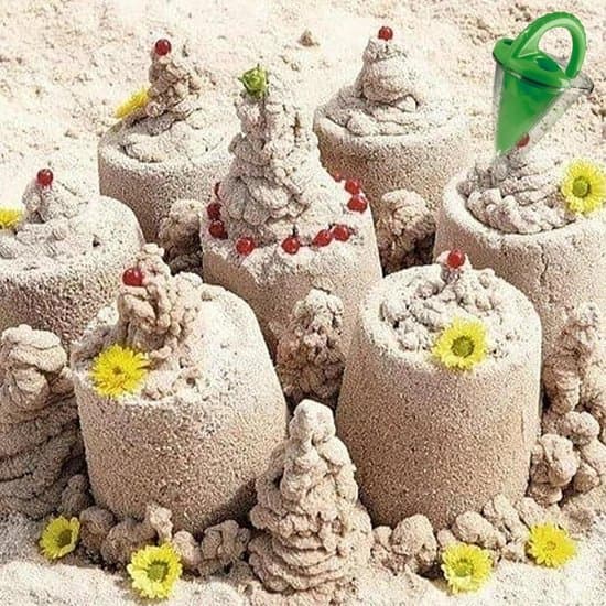 Strandleker - Ekstra Stor Sandtimeglass - Den Ultimative Sand- og Vannblandingsleken