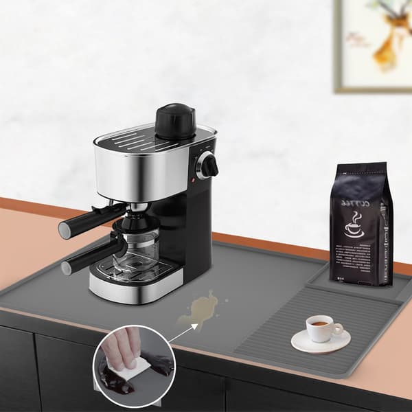 [zd]Silikonemåtte til kaffemaskine Sort Black 432