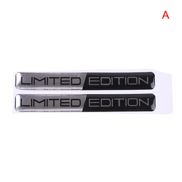 3D Bilmærkat Limited Edition Emblem Badge Decal Case Bil Styl A