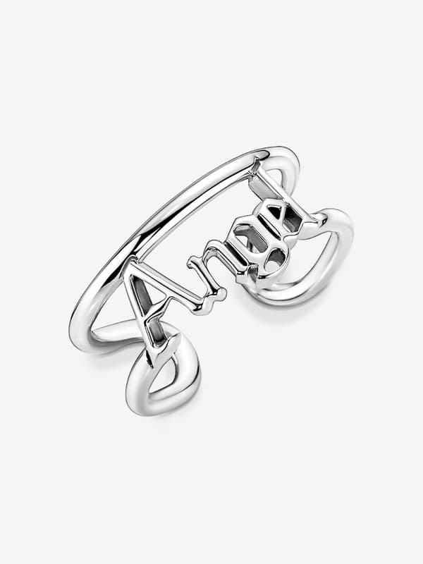 [zd]Pandora - P ME Angel Open Ring - Sterling Sølv Circumference: 54mm