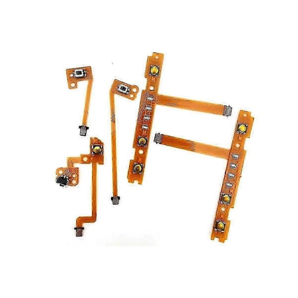 Erstatning egnet til Nintend Switch JoyCon SL ZR L knapnøglebånd flekskabel egnet til NS reparationskabel egnet til yellow