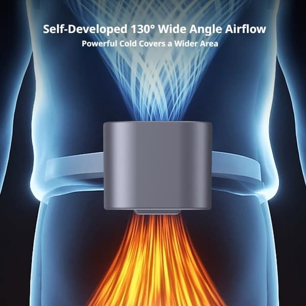 Bil Clip Ventilator 1500mAh LED Display 199 Hastigheder 360° Justerbar USB Genopladelig Mini Køleventilator til Rejser og Køretøjsbrug Grå Grey
