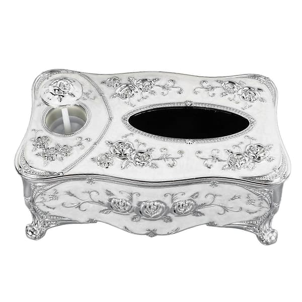 Rose Tissue Box 3D Rose[zd]