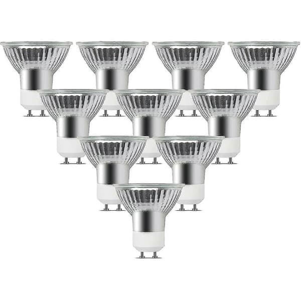 Gu10 Halogen Spotlightlampa, Dimbar 50w Varmvit 2800k, AC 220-240v Halogenreflektor Hög Kvalitet[zd]