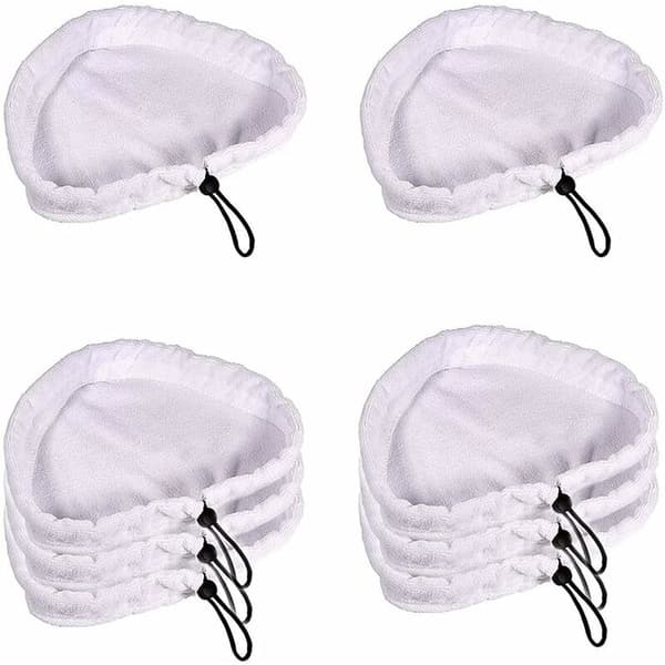 [zd]Dampmoppe 8 stk. mikrofiberklud Mikrofiber damprensepuder Vaskbare moppere reservedele