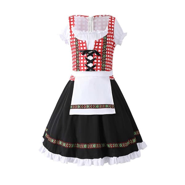 Tyske bayerske ølfestival-kostumer Oktoberfest-kostumer til børn piger Dirndl-kjoler Pink S Pink S