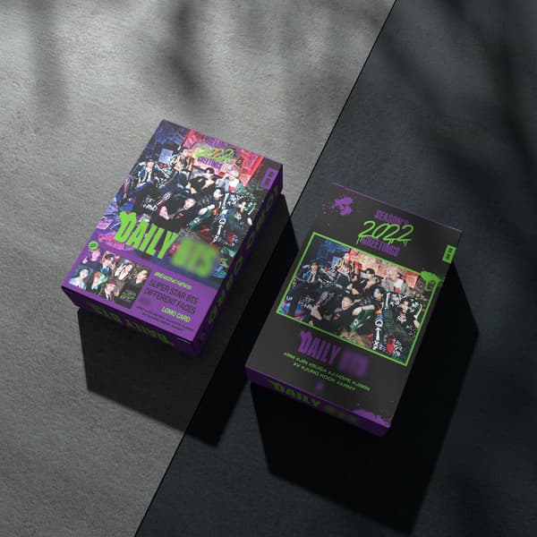 [zd]BTS lomo-kort 2022 SEASON'S GREETINGS samlekort 55 stk.