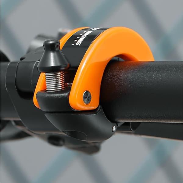 Dold cykelklocka i snäckskalsstil - Högt och tydligt ljud, orange Orange 32