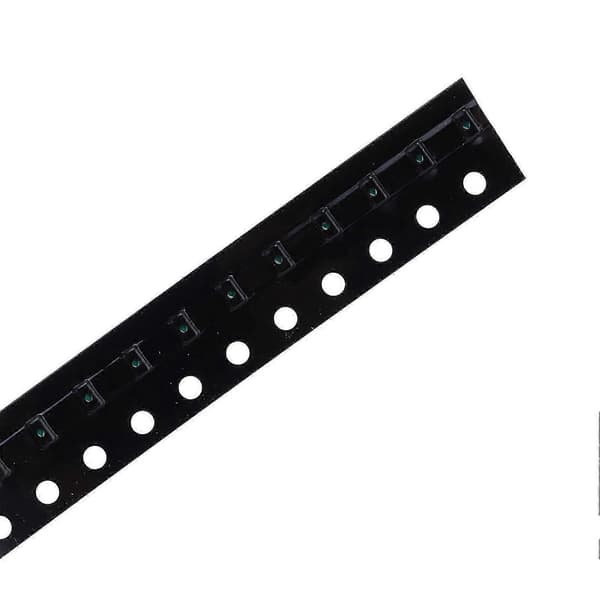 100 st SMD LED-dioder Elektroniska komponenter Höghållfast Liten Lågspänning för DIY PCB (Röd)