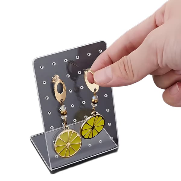 Acrylic Earring Display Stand - Earring Organizer Jewelry Display Tray (1 pc), Home Edition 120 hål