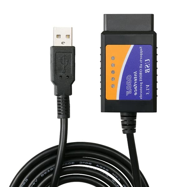 Forscan ELM327 USB-modificeret OBD2-scanner V1.5 MS-CAN HS-CAN fejlkodelæser til Ford.